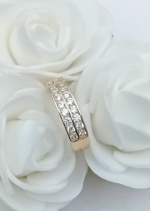 Złoty pierścionek obrączka próba 585 rozmiar 13 NOWY/ Fajne Okazje