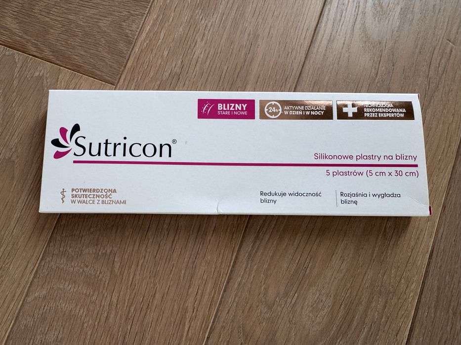Sutricon plastry duże 5cmx30cm 4szt