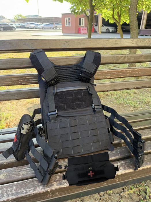 Плитоноска M-Tac Cuirass FAST QRS Black