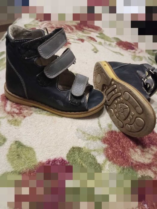 Кожаные кросы хайтопы Lasocki на липучках,орто босоножки, термо сапоги