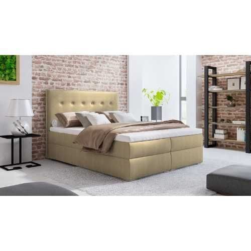 Łóżko kontynentalne BARI 120, 140, 160 x200 tapicerowane SYPIALNIA