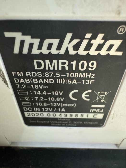Makita dmr 109 radio budowlane