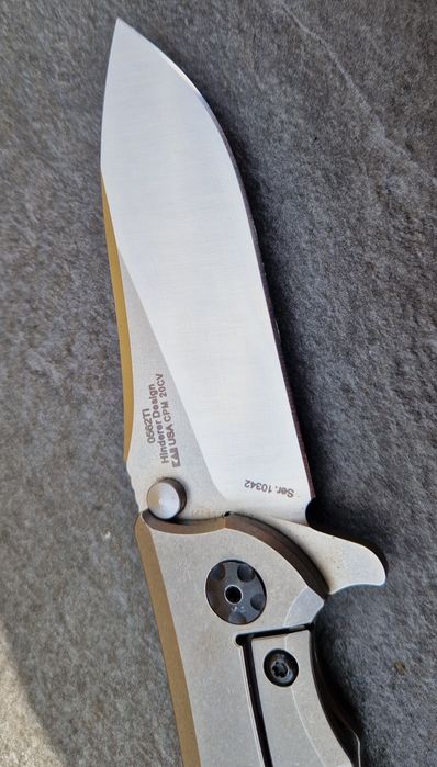 Nóż składany Zero Tolerance 0562TI, projekt Rick Hinderer