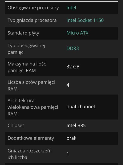 Płyta główna Asrock B85M Pro4