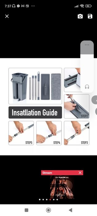 Sistema de Mopa e Balde com Escorredor