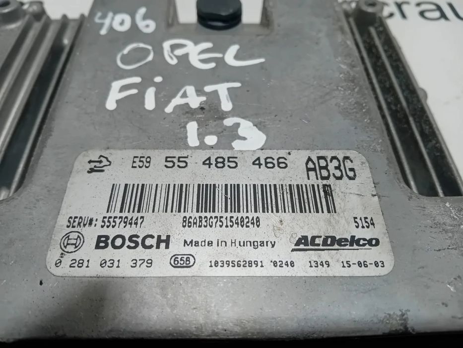 Centralina Bosch Original Fiat Opel 1.3 199A2000 Z13DTJ CDTi Mjet 55