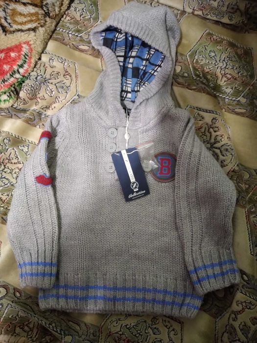 кофта тепла для хлопчика зимові речі  штани від 18 м.