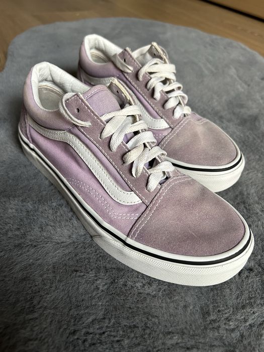 Fioletowe tenisówki trampki Vans rozmiar 36