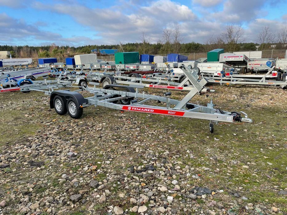 Przyczepa podłodziowa do 6.6m 2000DMC TEMA raty dostawa cała Polska