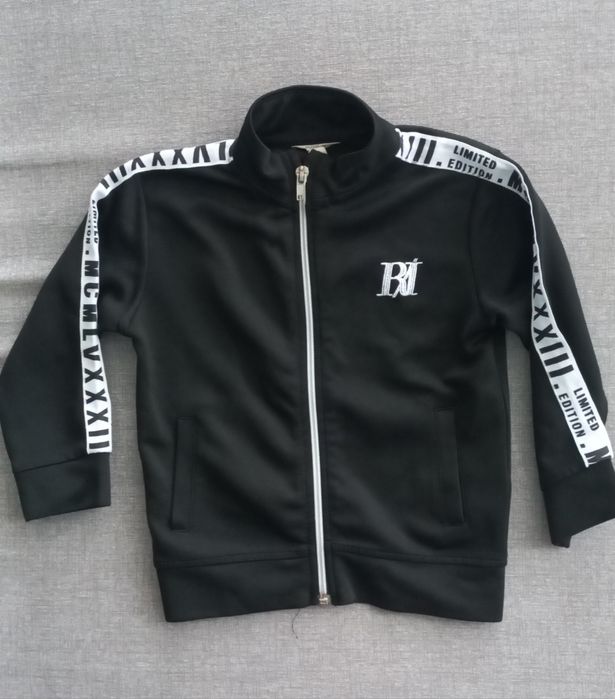 Czarna rozpinana bluza rozm. 80/86/92 river island