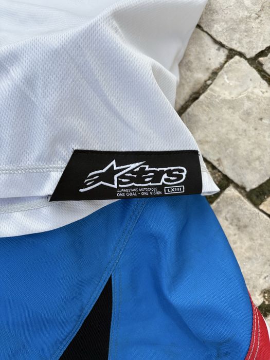 Equipamento motocross enduro alpinestars off road fato cross