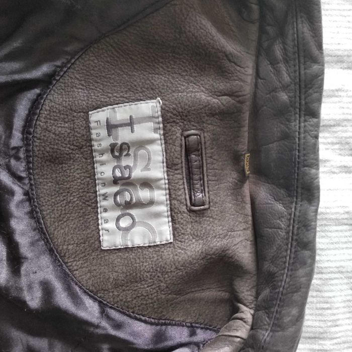 Casaco vintage em pele XXL