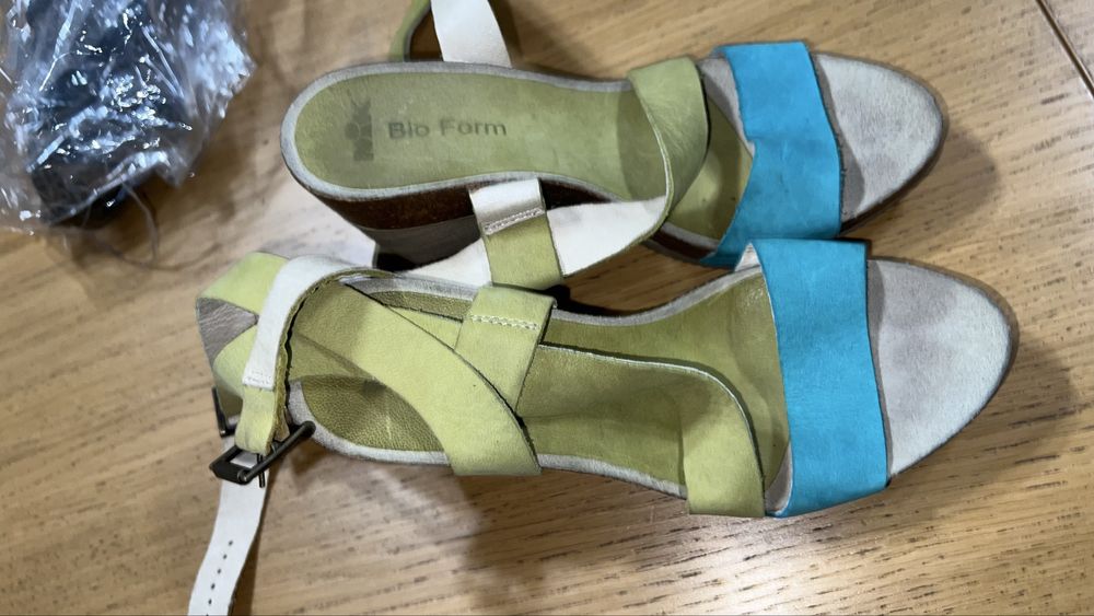 Sandały damskie Bio form 38 skóra naturalna