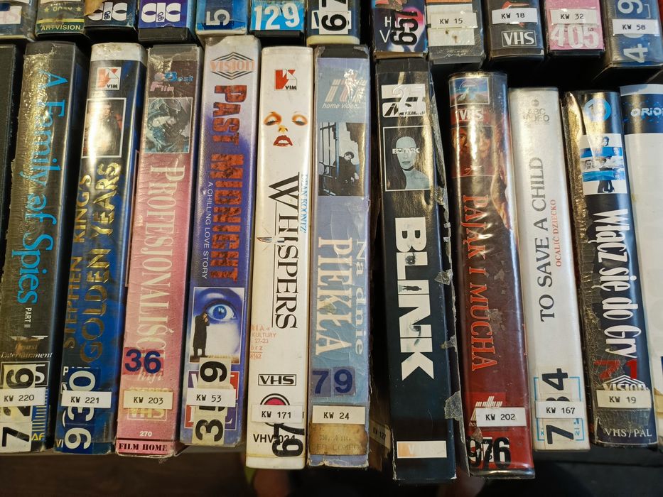 Kasety VHS różne filmy 46 sztuk