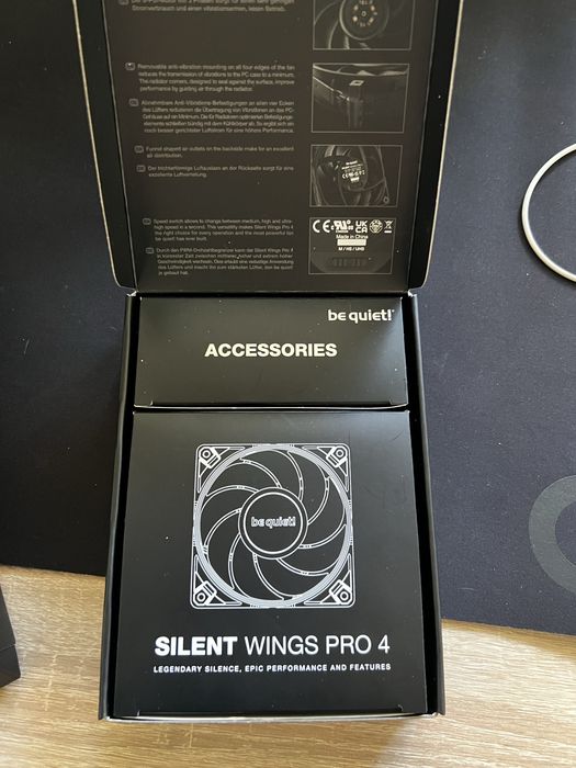 Wentylator BE QUIET! Silent Wings Pro 4 PWM 120mm - Nowy