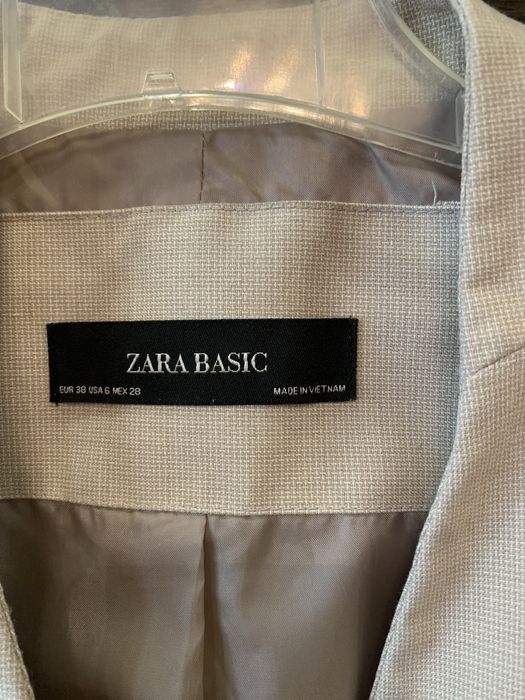 Піджак світлий ZARA