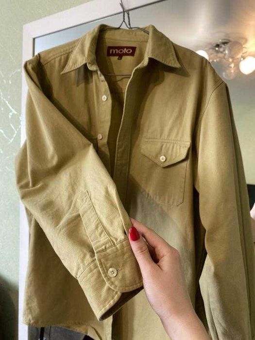 Плотна котонова рубашка (унисекс)