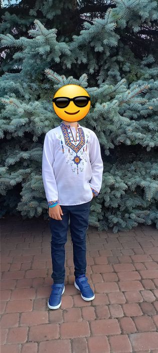 Вишиванка  Мережка Merezhka 10 років 140 см чіноси брюки Next