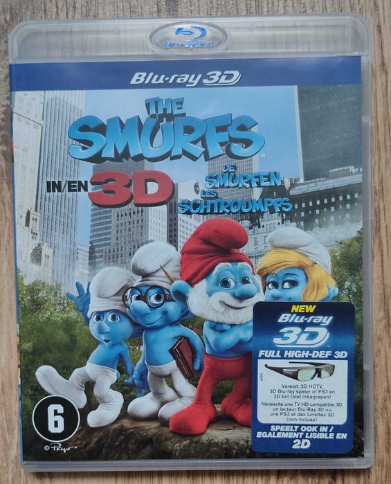 DVD / Film / Blu-Ray /3D / Smurfs-3D