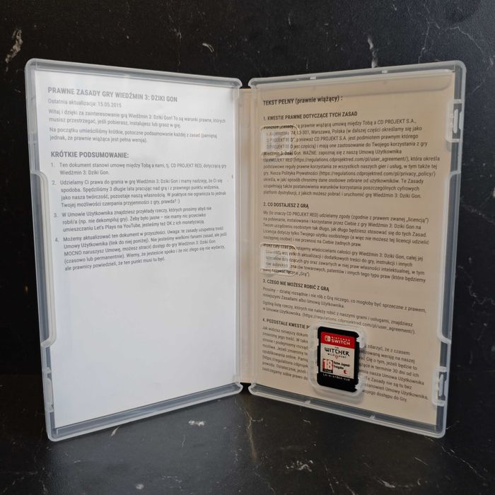 Wiedźmin 3 Dziki Gon Nintendo Switch DARMOWA DOSTAWA