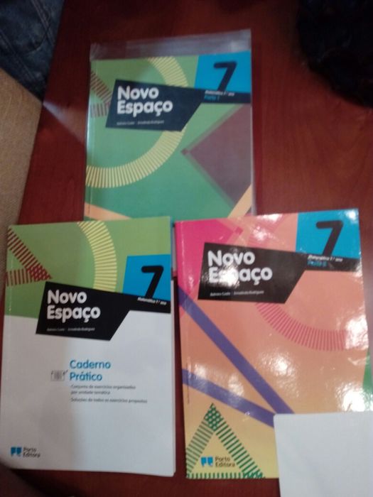 Manual e fichas matemática 7º ano "NOVO ESPAÇO"