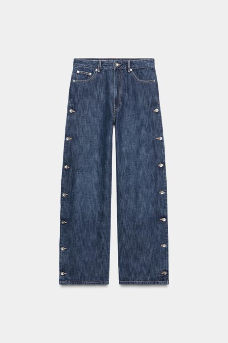 Джинси Zara Baggy, середня посадка. Розмір 36.