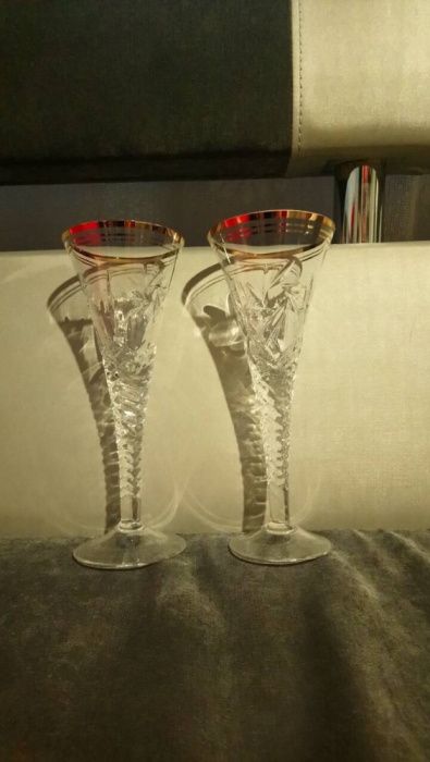 Бокалы с позолотой оч красивые