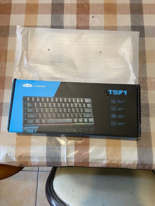 Wired Gaming Keyboard, Black Color, Compact, Brand Magegee T59164550377408769122