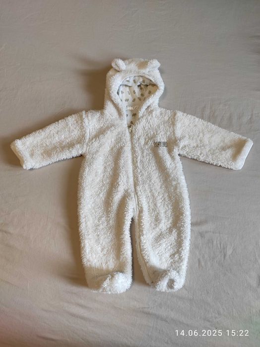 Теплий комбінезон Little bear 4-6 міс. 68 см. / Ведмедик