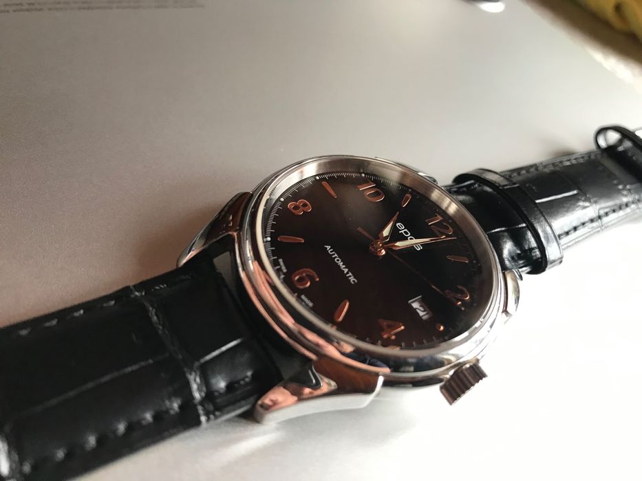 Zegarek Epos mechaniczny Swiss Hand Made automat - rzadki model