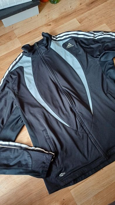 Kurtka męska bluza Czarna Adidas na zamek rozmiar XL