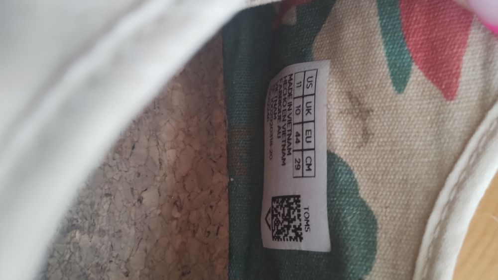 Buty Toms męskie trampki 44