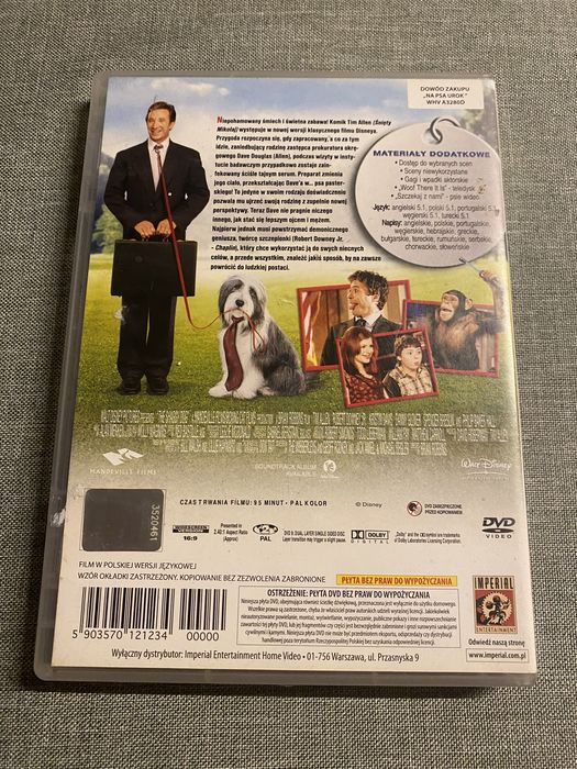 DVD “Na psa urok” (The Shaggy Dog) – Tim Allen – Disney
