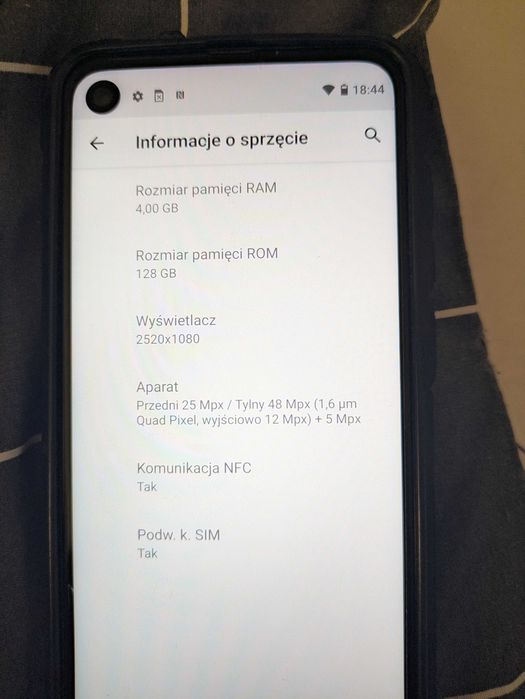 Smartfon Motorola Moto One Vision 4/128GB