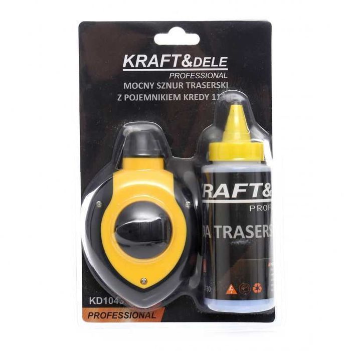 Sznur Traserski z pojemnikiem kredy 113g kreda traserska