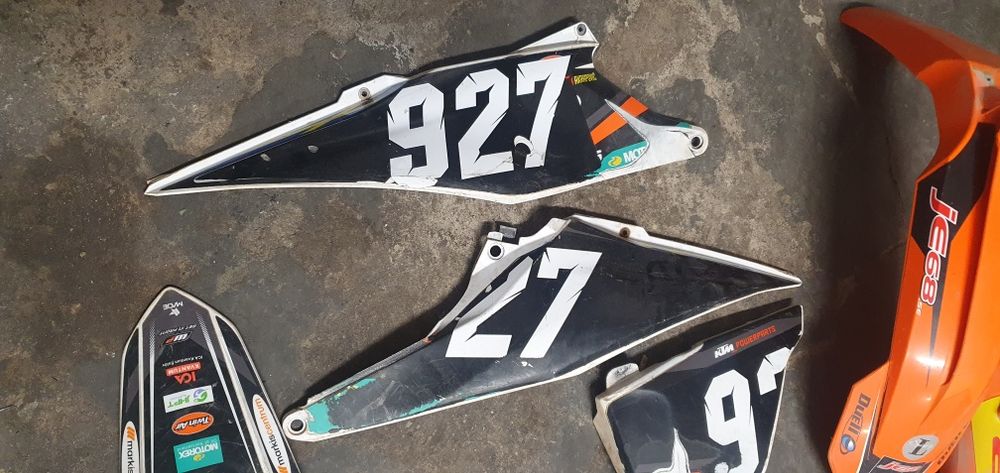 Komplet Plastików Ktm Sx 125 sx 150 sxf 250 sxf 450 Błotnik boczek bok
