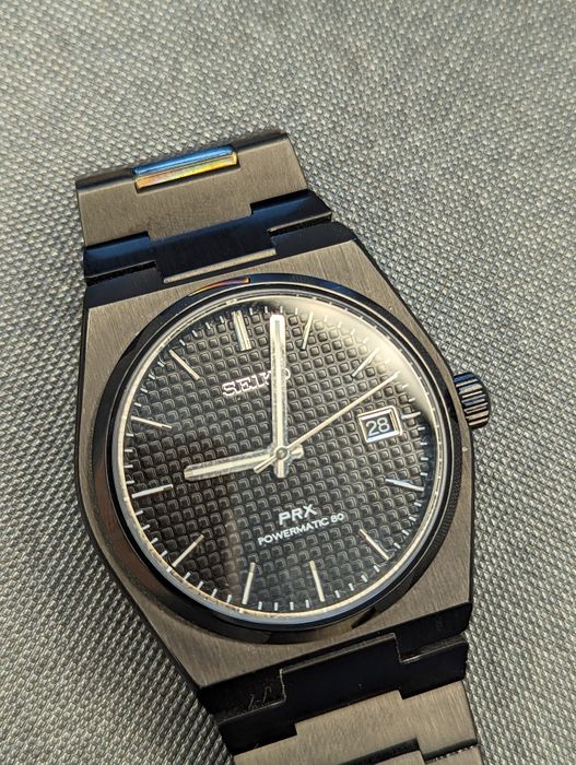 Seiko Black stealth mod Seikot Trx