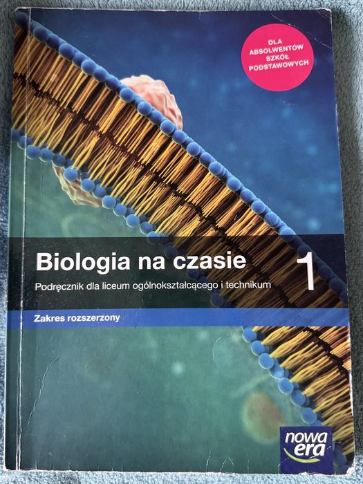 Biologia na czasie 1 poziom rozszerzony