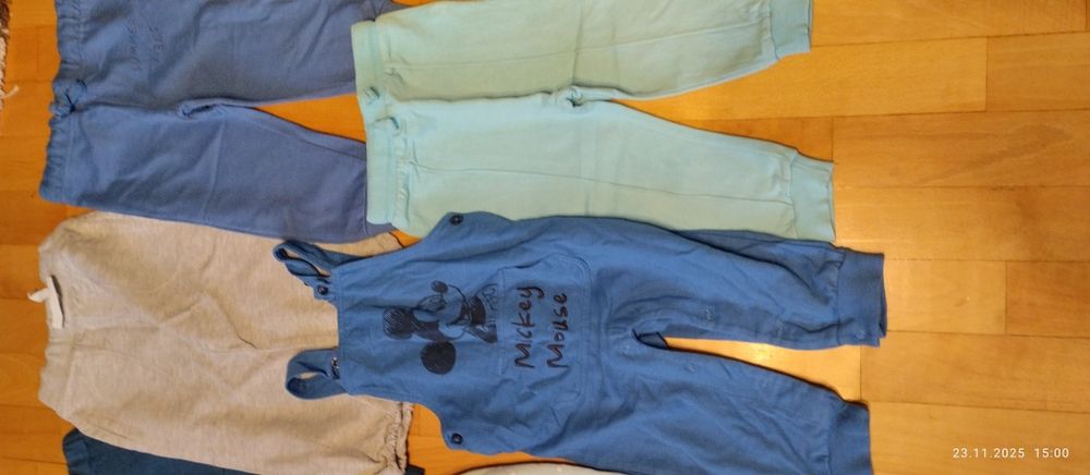 8 par spodni chłopięcych r. 80