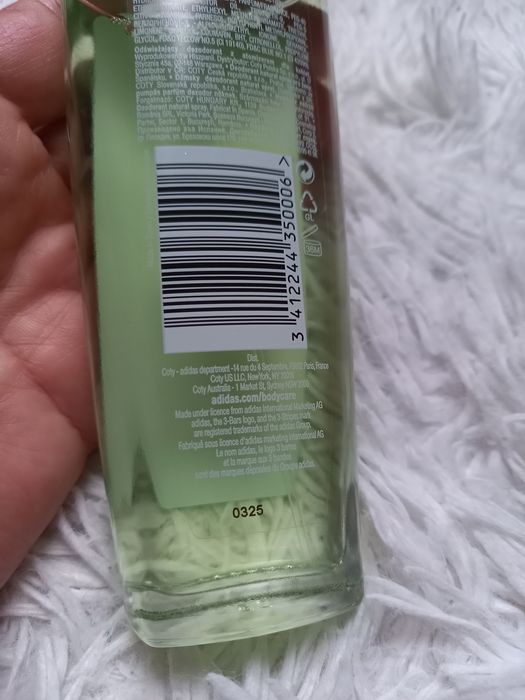 Zestaw adidas:dwie wody  perfumowane pojemność 75ml