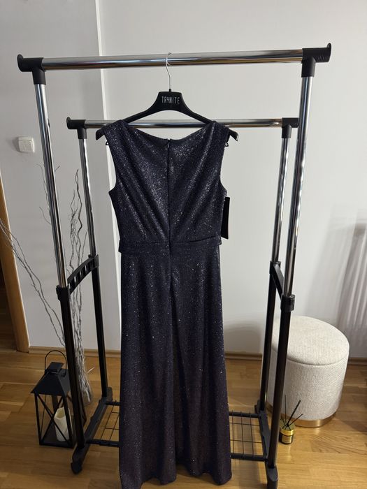 Granatowa sukienka BB Studio 36 S