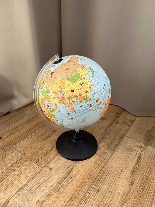 Globus podświetlany edukacyjny Idena 30 cm język niemiecki