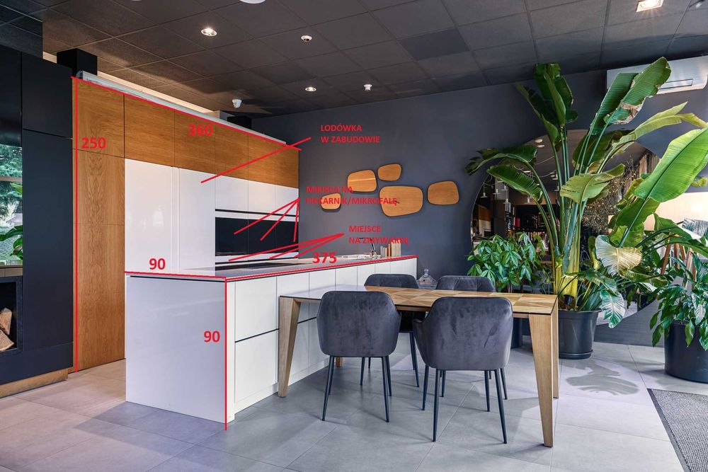 Meble kuchenne zabudowa+wyspa