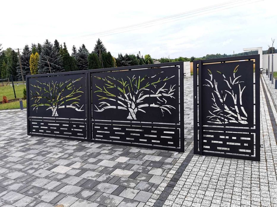 Brama + Furtka z profila 80x20 Ocynk +Ral Producent