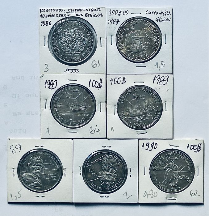 Moedas 100 escudos
