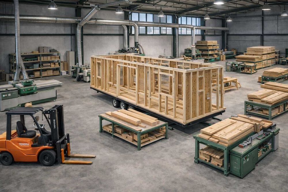 Domek Modułowy 36M2 DOMEK MOBILNY całoroczny SUPER CENA! stan Basic