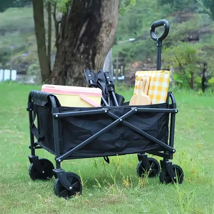 Wózek turystyczny plażowy transportowy ogrodowy składany mocny do 60 kg
