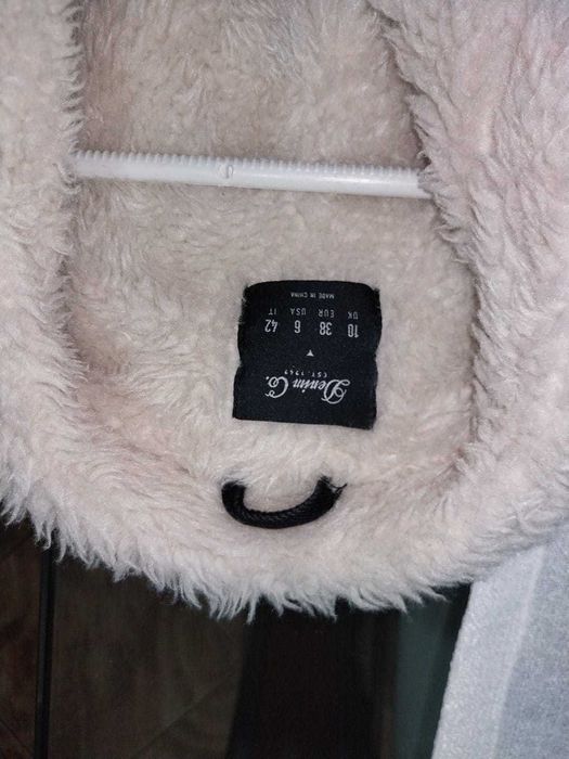 Blusão de pêlo para mulher, tamanho 38