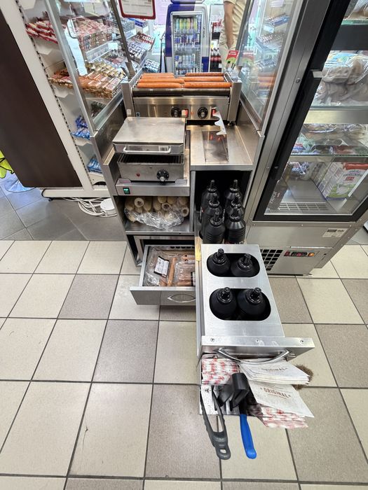 MODUŁ do hot dogów witryna chłodnicza stacja paliw