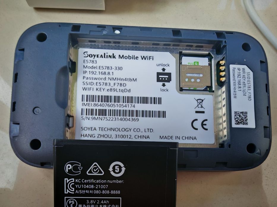 Huawei e5783 Soyealink router nowy model modem przenośny LTE 4G 330